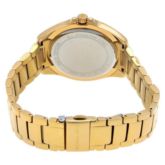 NWT Authentic Michael Kors Kacie Quartz Crystal Black Dial Women's Watch - Picture 3 of 3